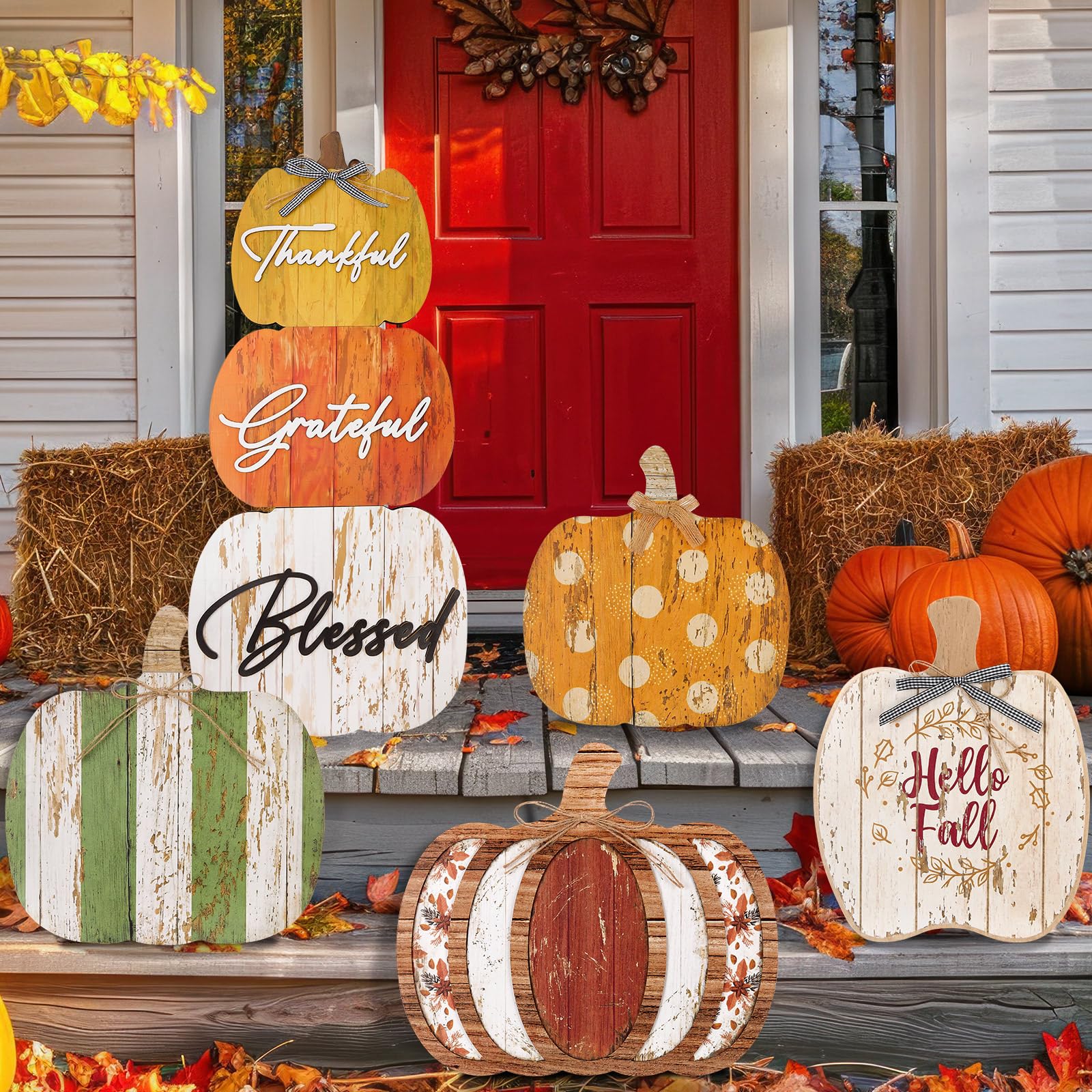 Bucherry staged with mums to show complementary fall styling