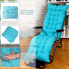 Bucherry cushion with six tie straps fastened to a lounge frame demonstrating secure anti-slip attachment