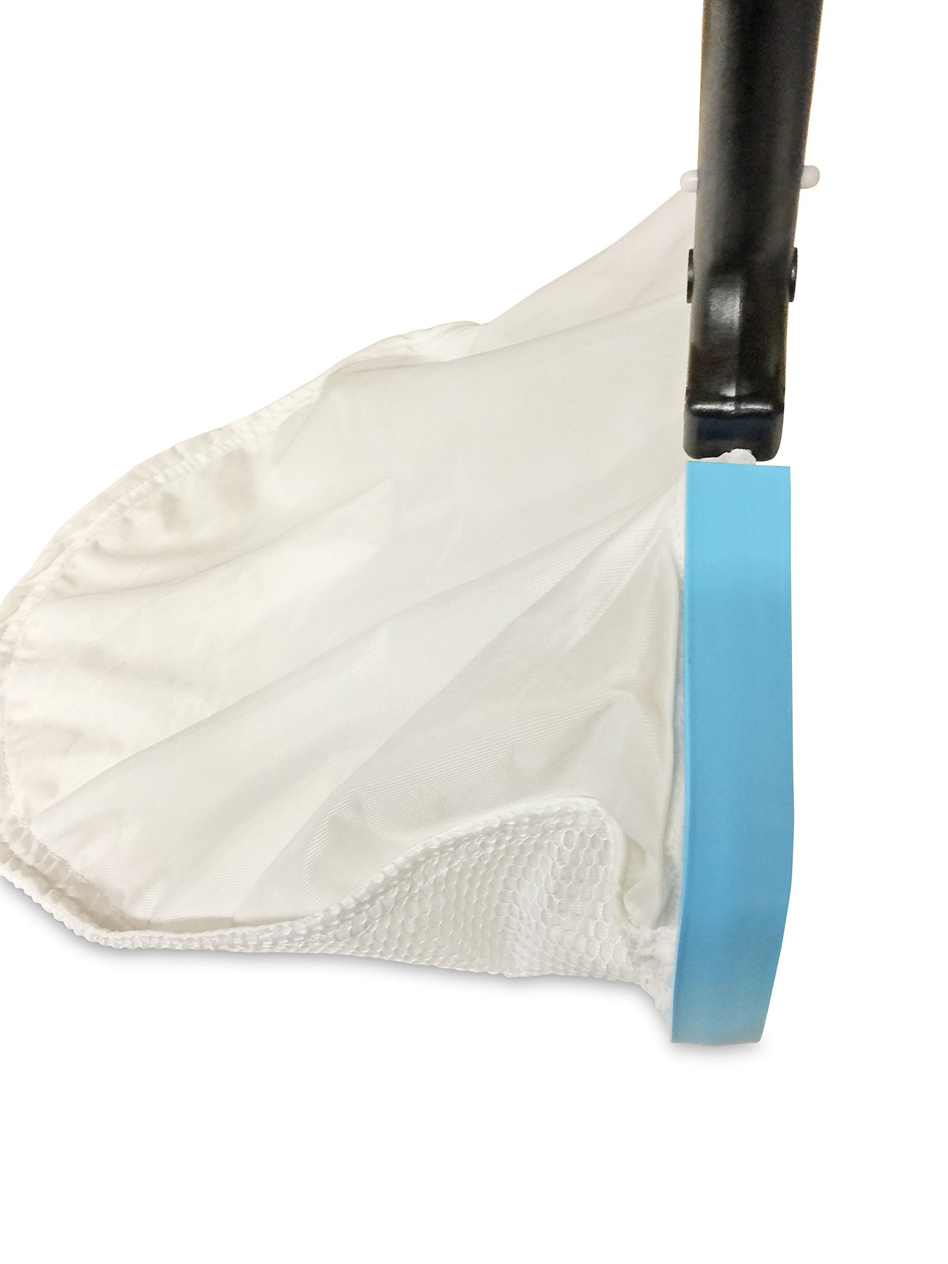 BUCKET PROS Triluca close-up of ultra-fine nylon mesh highlighting particle capture strength