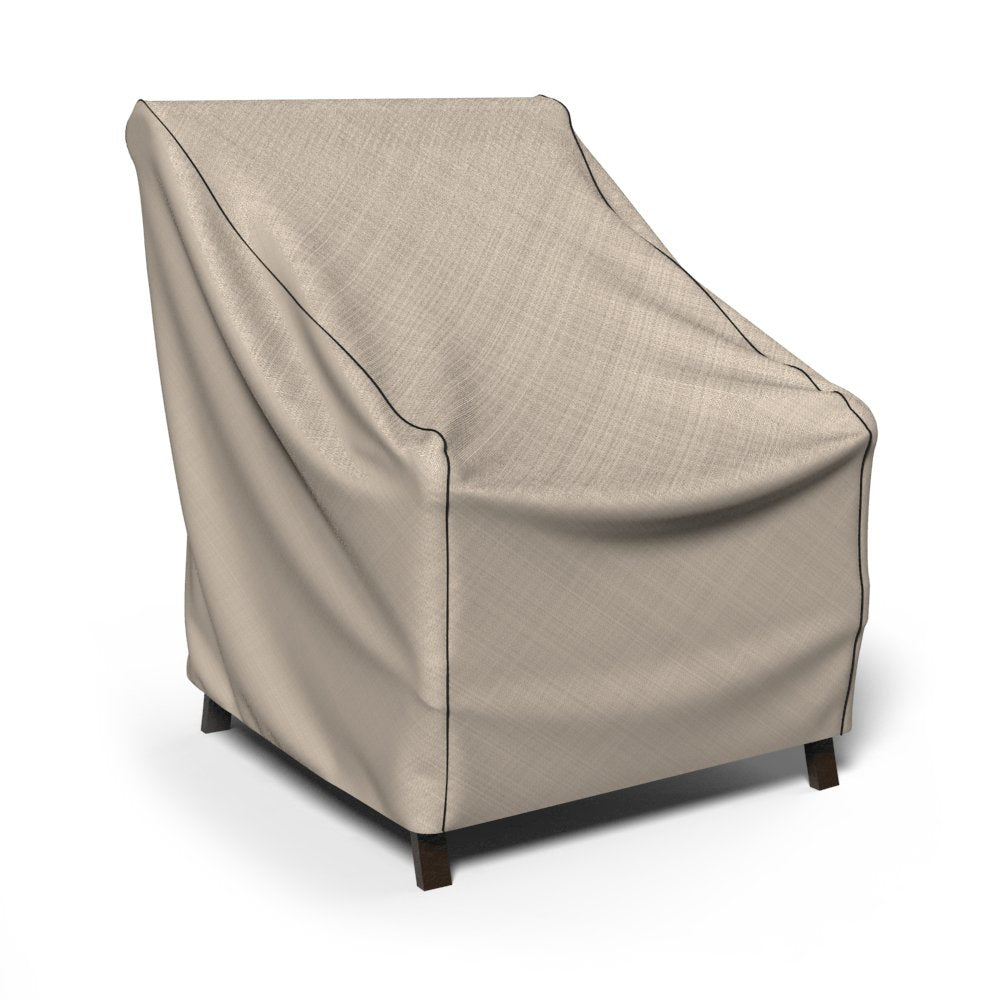 Budge front view showing full extra large chair cover protecting furniture