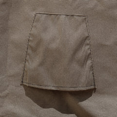 Budge cover piping edge showing refined finish and reinforced seams benefit