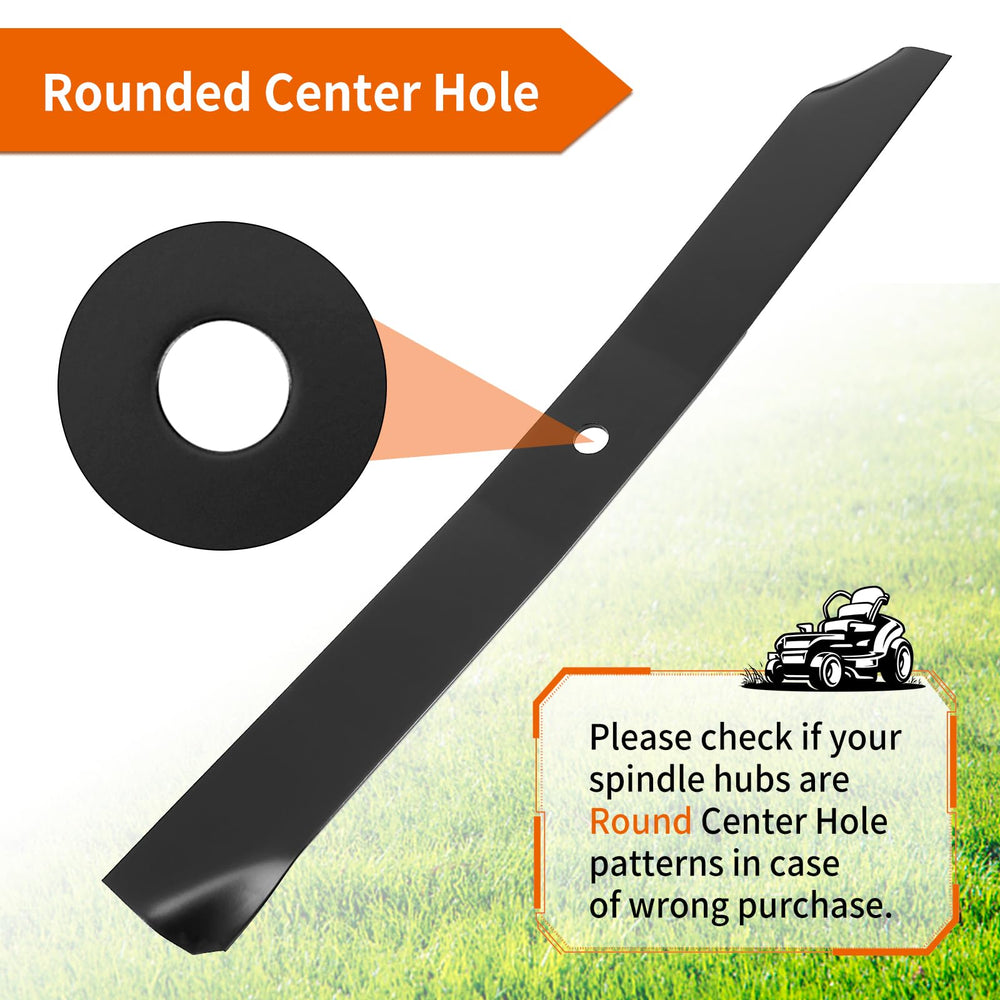 budrash image of 5/8 inch center hole and stamped part number for accurate fit benefit
