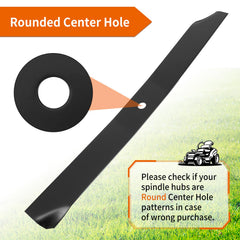 budrash image of 5/8 inch center hole and stamped part number for accurate fit benefit