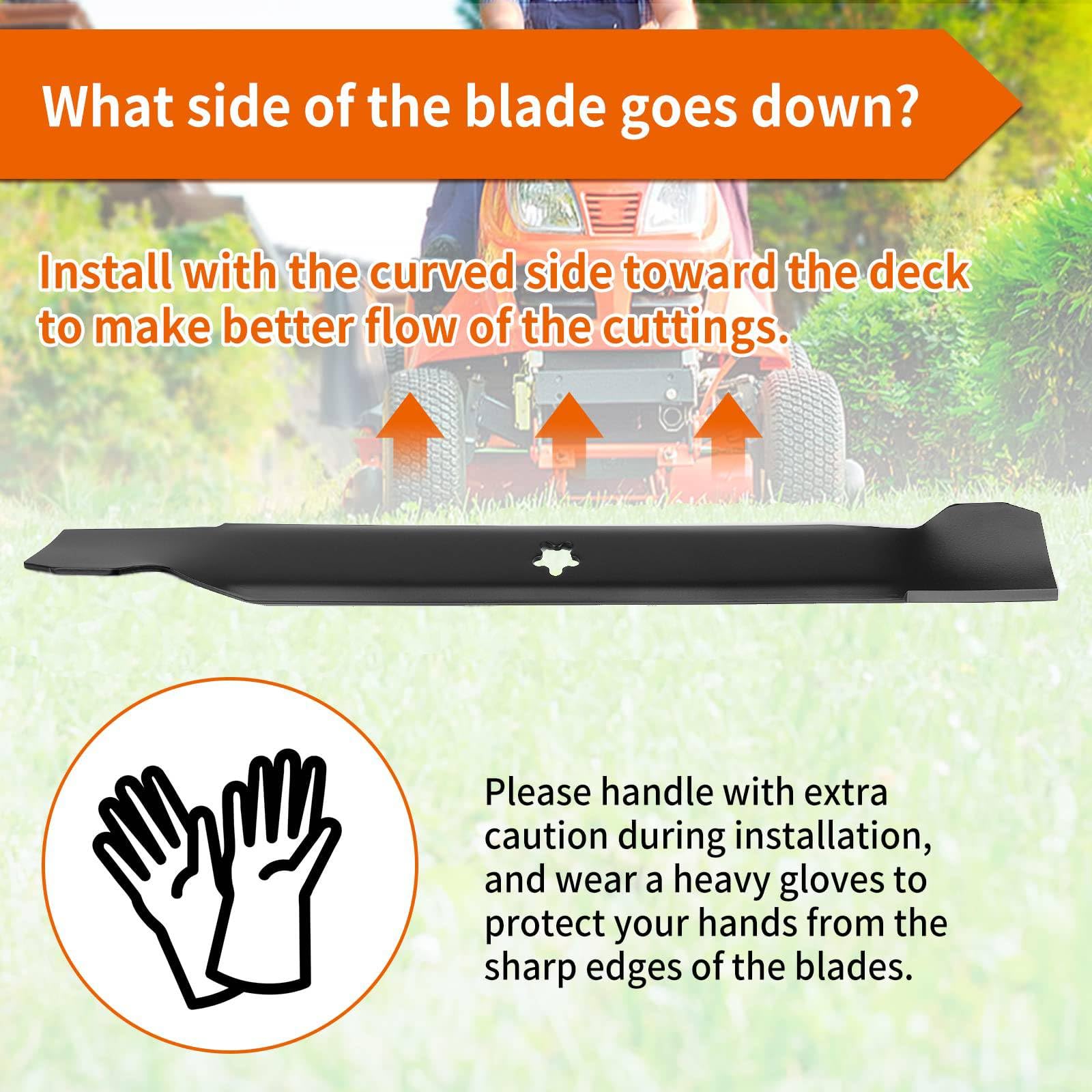 budrash blade cutting grass into a bag demonstrating efficient clipping lift