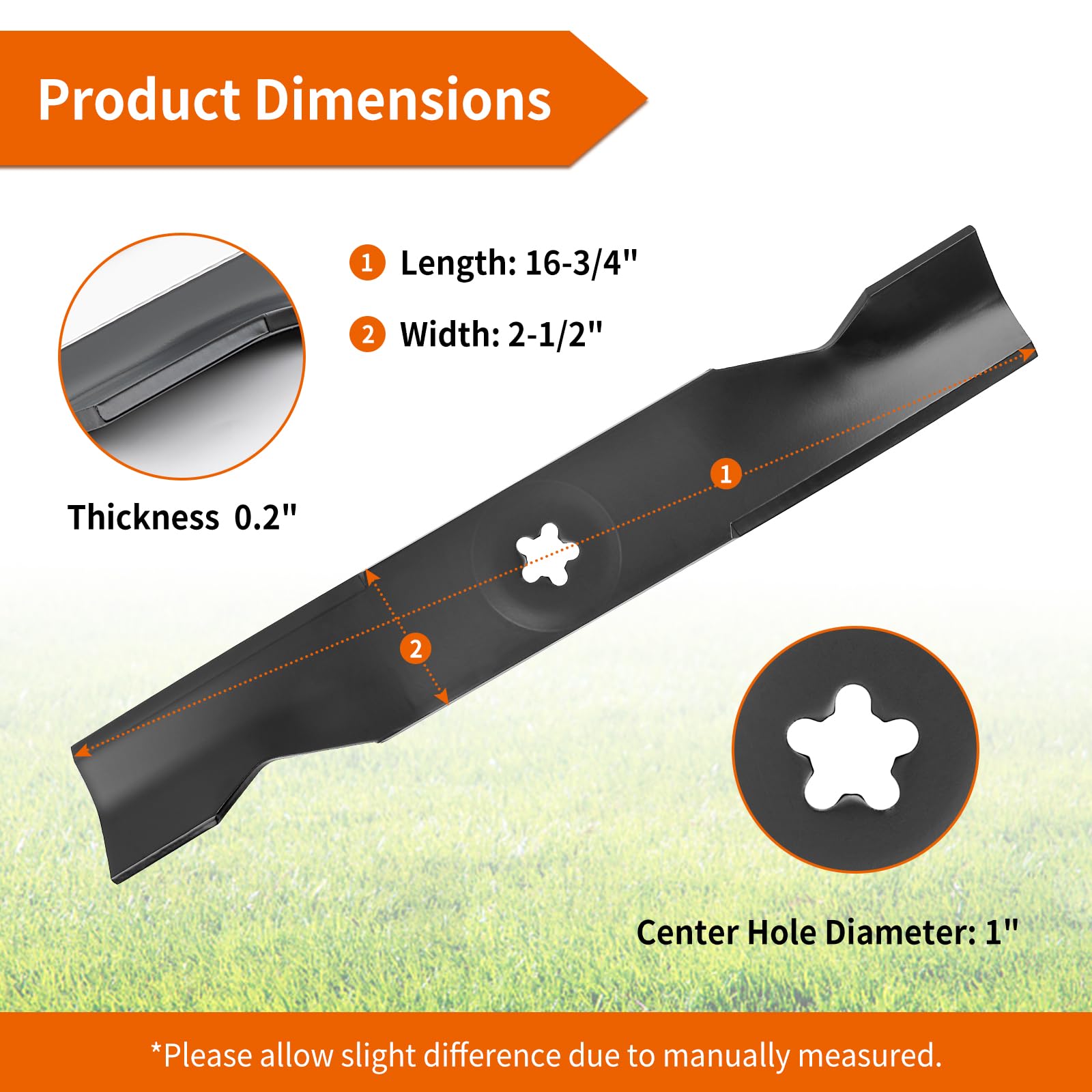 budrash close-up of blade high-lift profile for improved airflow benefit