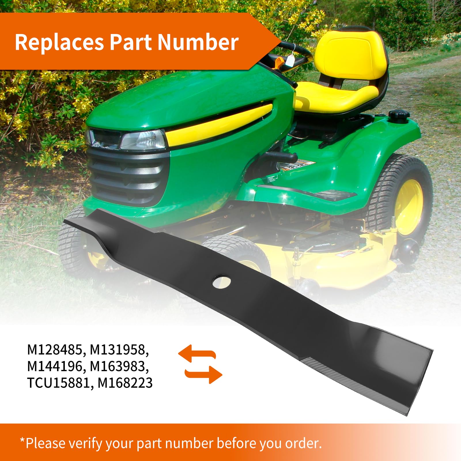 budrash blades alongside ruler showing 20-7/8 inch length for accurate sizing verification