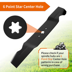 budrash detail of 6-point star center hole and side holes, matches OEM fitment