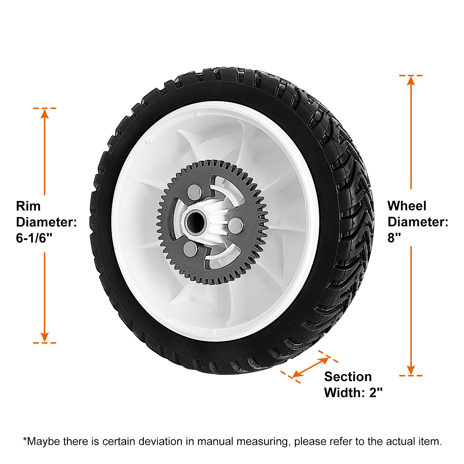budrash close-up of metal 52-tooth drive gear highlighting durability and wear resistance
