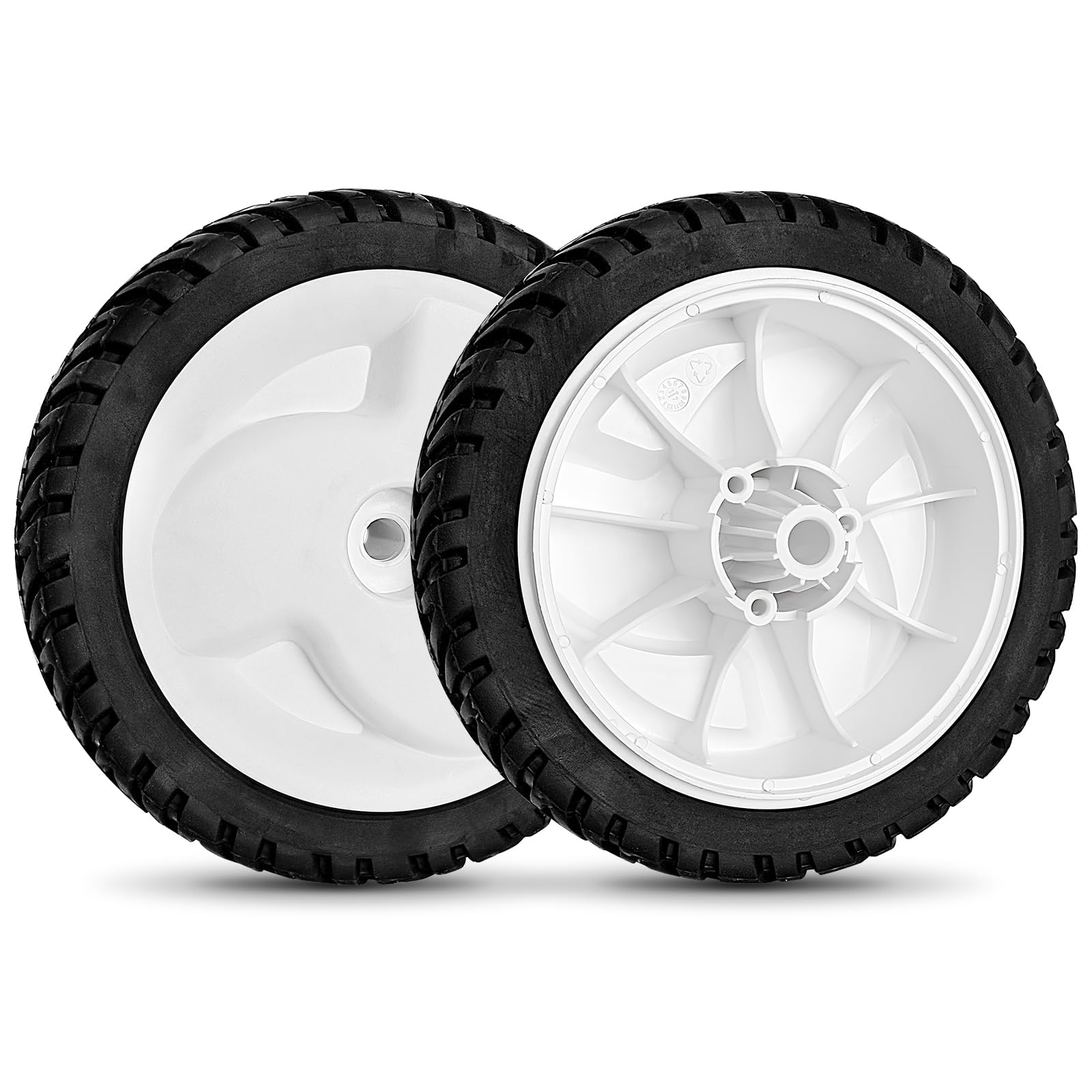 budrash front wheel assembly front view shows fit and reliable steering