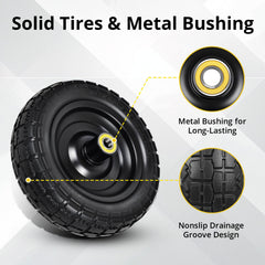 budrash iron hub detail showing bonded hub for rim stability and reduced tire slippage benefits