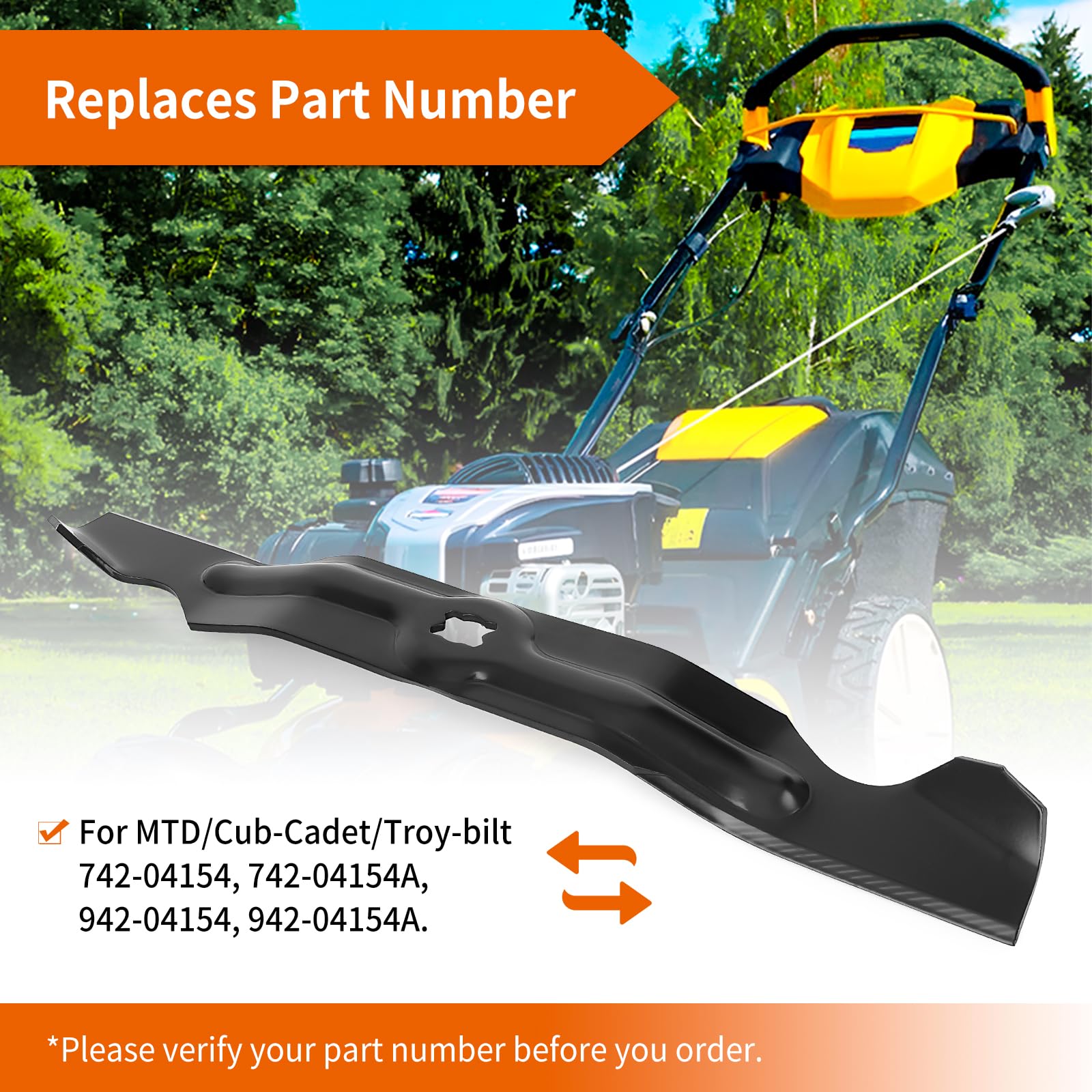 budrash blades mounted on mower deck demonstrating improved bagging benefit