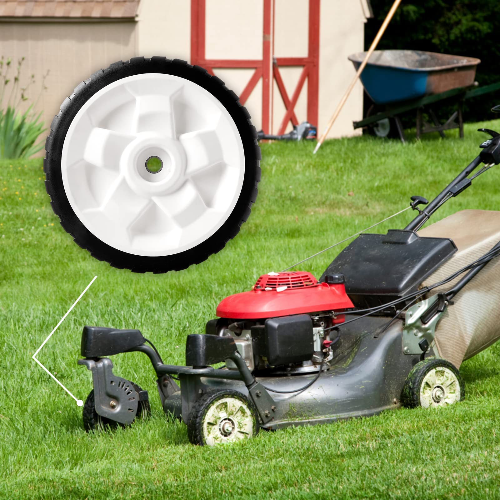budrash two-pack in garage showing convenient DIY mower maintenance