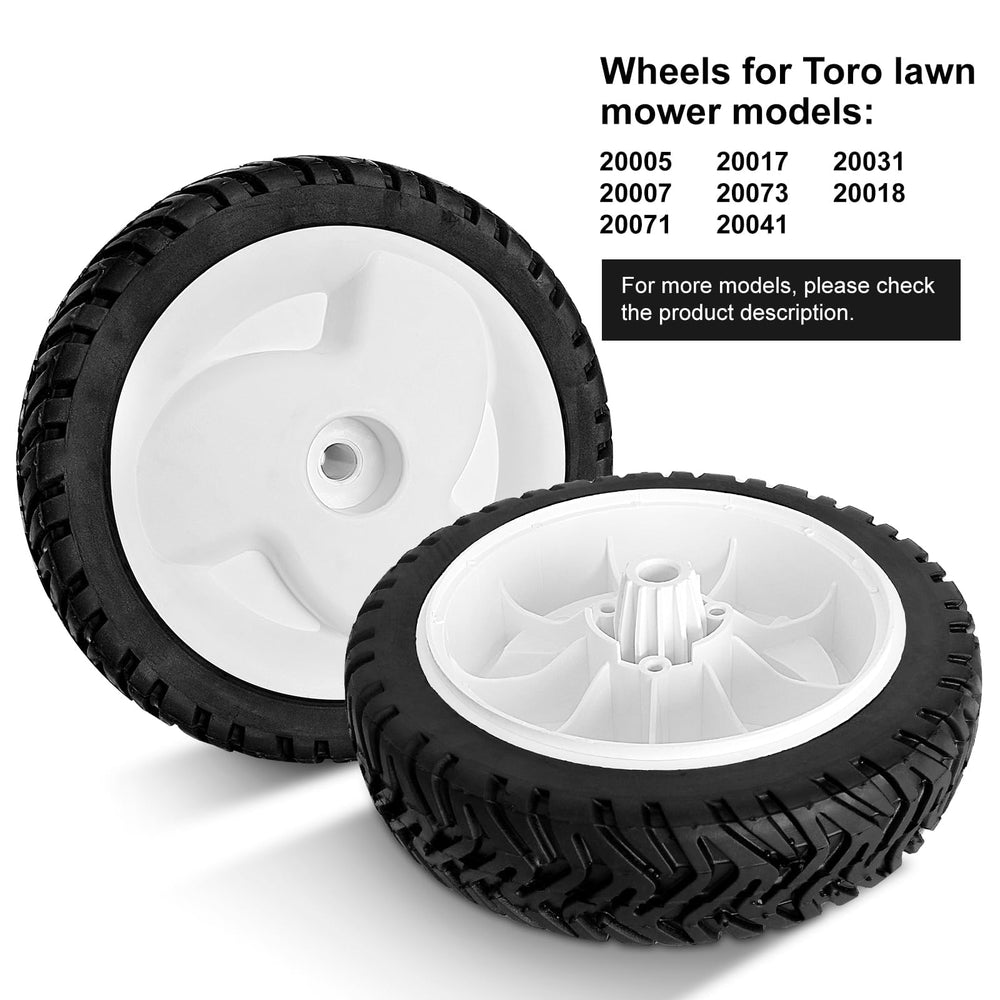 budrash wheel mounted on Toro mower demonstrating restored operation
