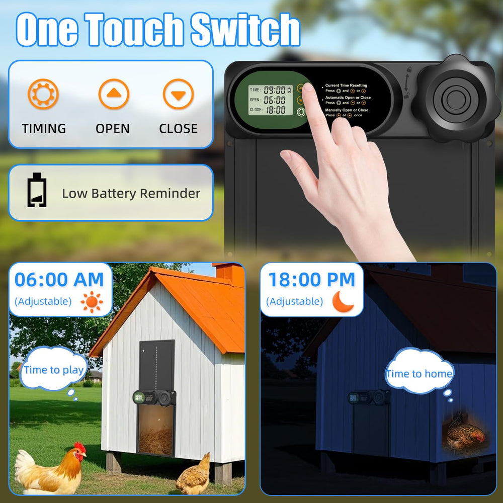 Budsom LCD control panel display showing easy programming and timer clarity