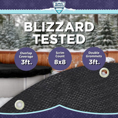 Buffalo Blizzard double grommet detail demonstrating secure anchoring strength