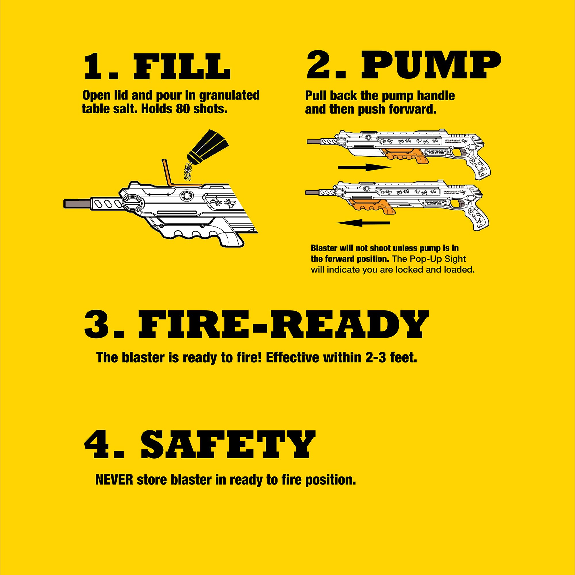BUG-A-SALT product label close-up showing features and safety info