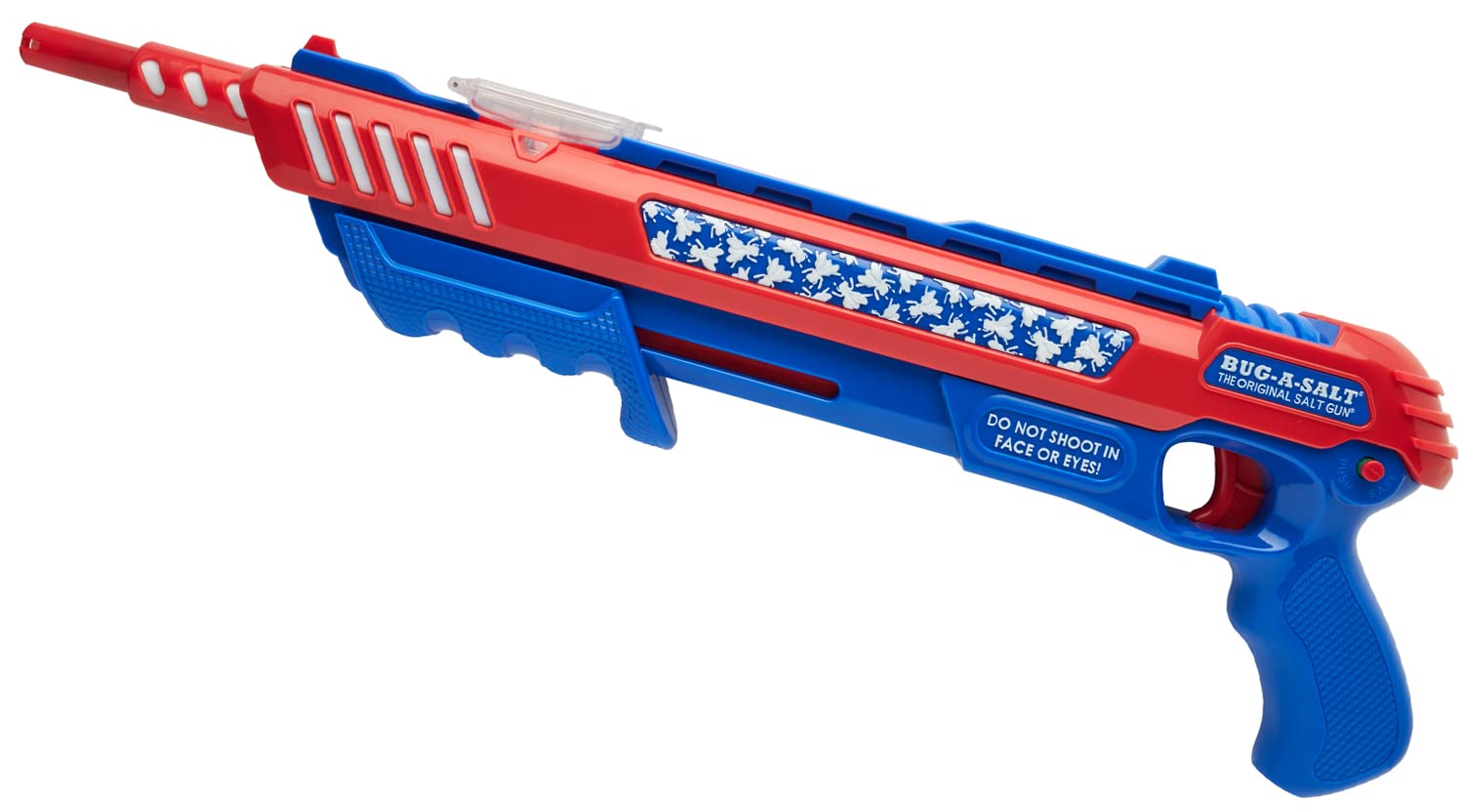 BUG-A-SALT front view showing full blaster and ergonomic grip for comfortable control