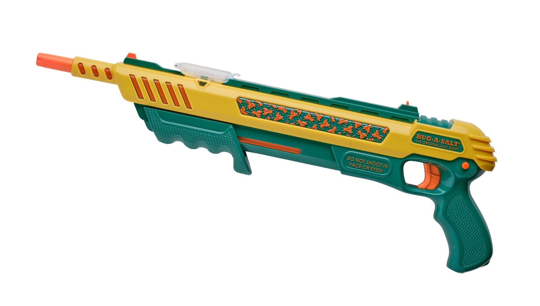 BUG-A-SALT front view showing larger-load design and quick pest response