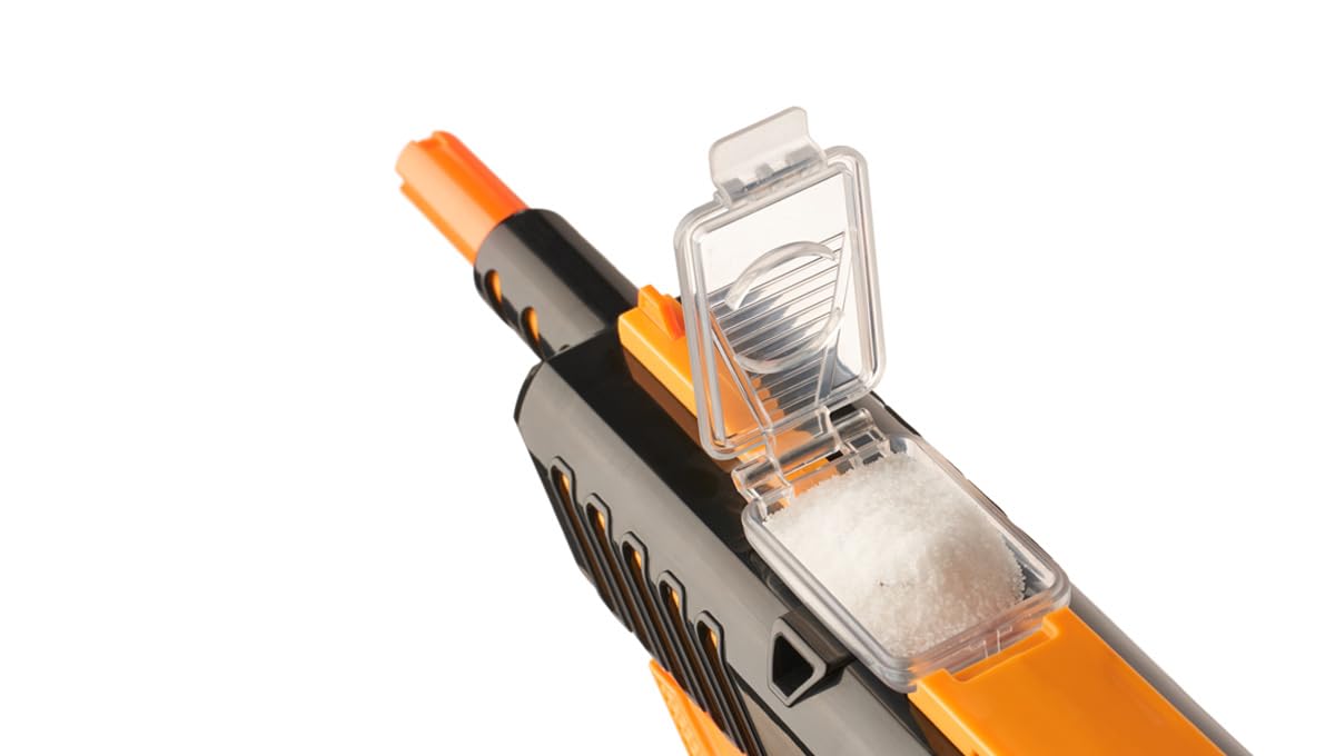 BUG-A-SALT in backyard lifestyle scene showing outdoor pest control without sprays