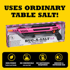 BUG-A-SALT tolva de sal mejorada para recargas rápidas y seguras