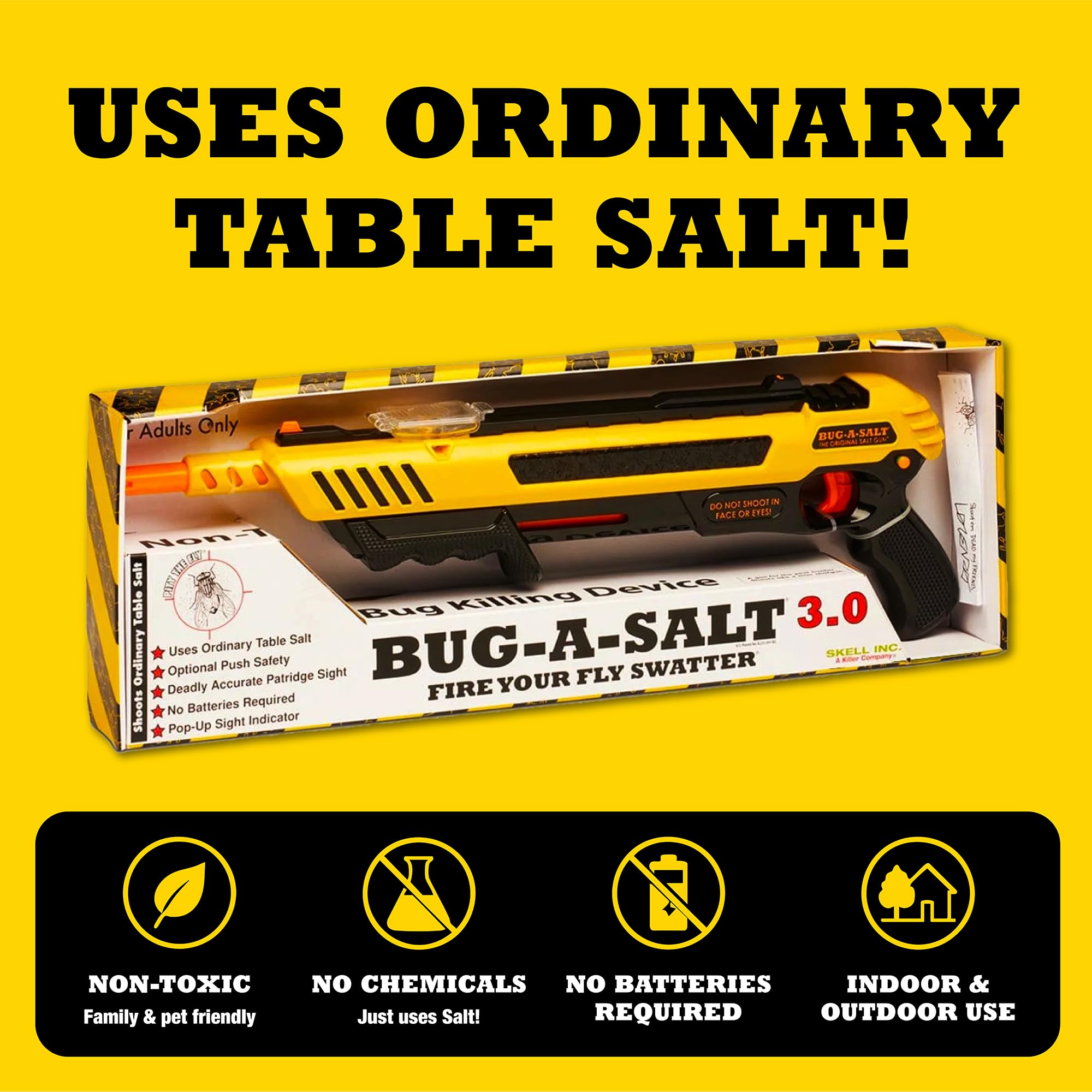 BUG-A-SALT hopper detail showing durable salt chamber and quick reload