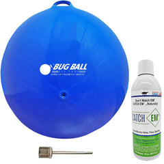 Bug Ball front packaging showing two-ball deluxe kit and included supplies for easy setup