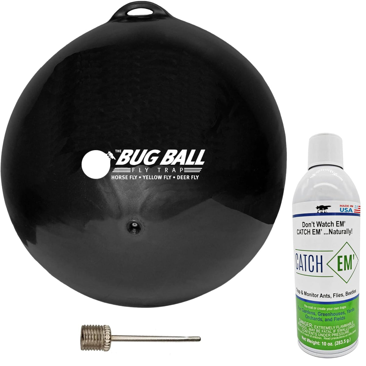 Bug Ball front packaging showing kit contents and benefits