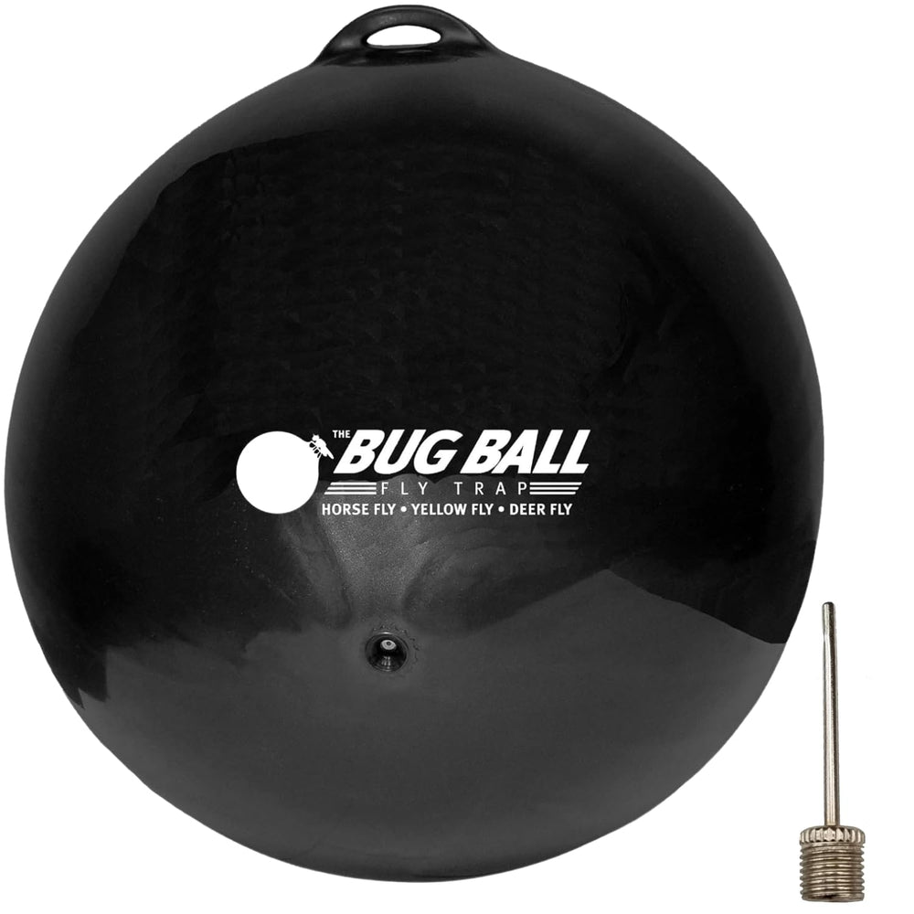 Bug Ball front view pack of 3 showing durable black PVC and ready-to-use kit benefit
