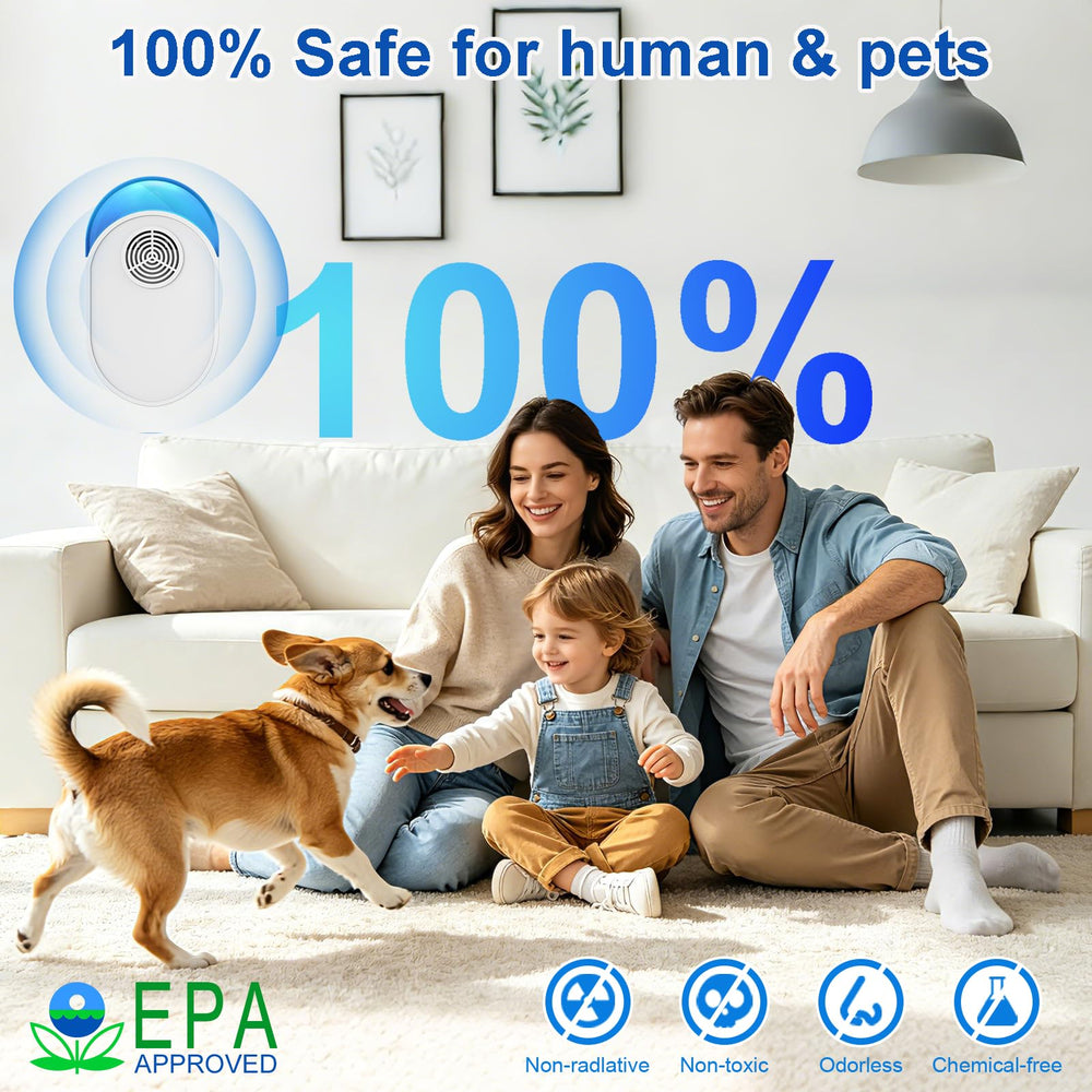 bugbeat installed in living room demonstrating coverage across common areas