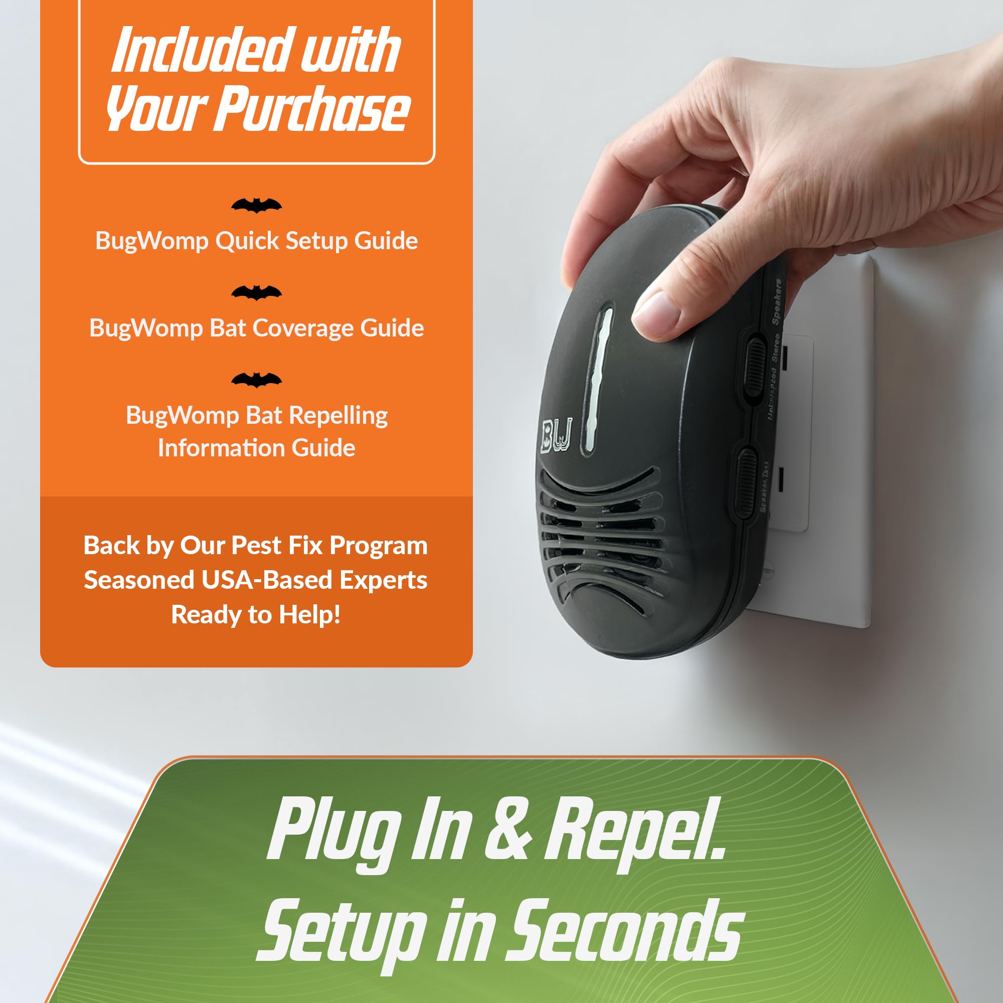 BugWomp installed in attic demonstrating in‑place use and reach into wall cavities