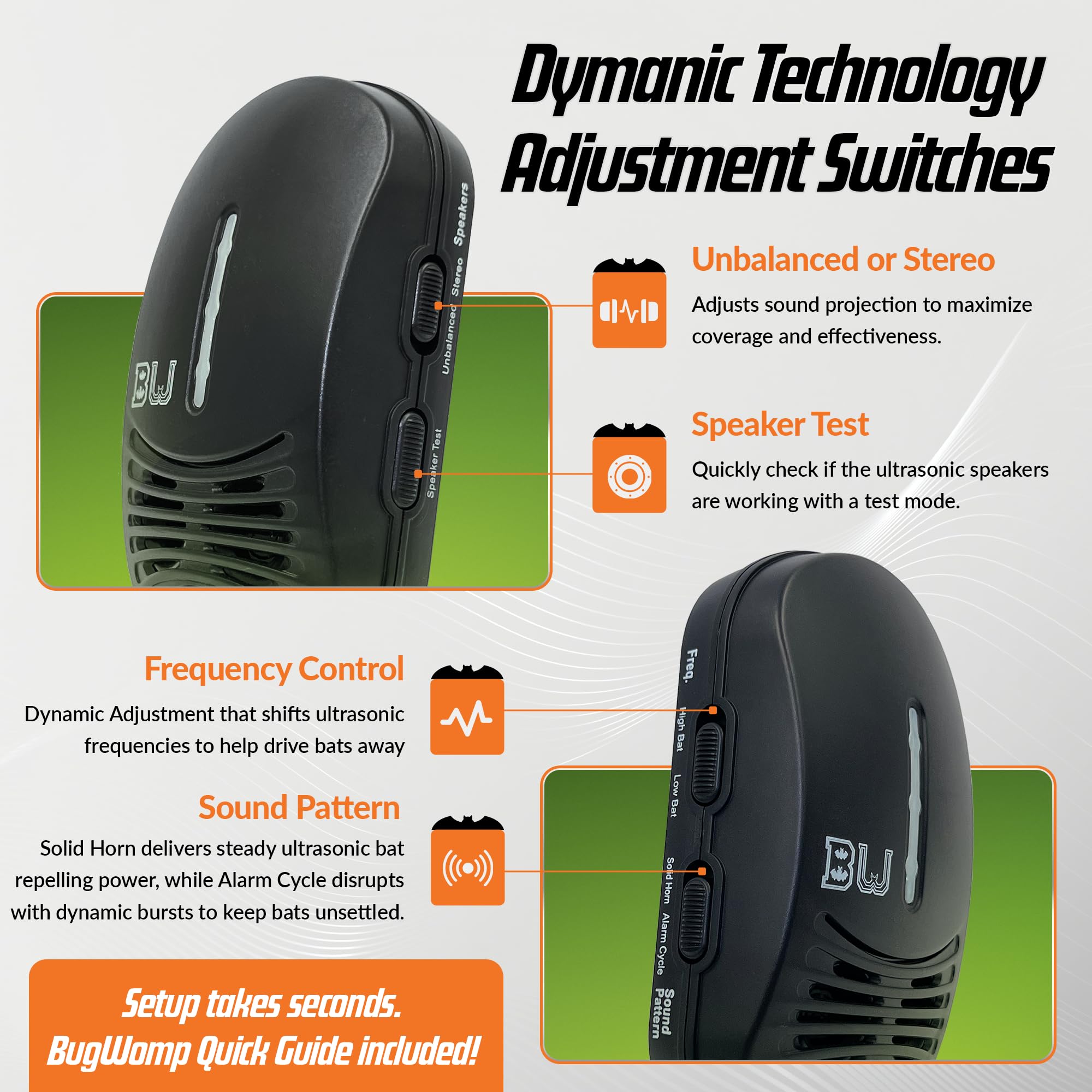 BugWomp packaging and manual displayed showing included guide and Pest Fix Program support