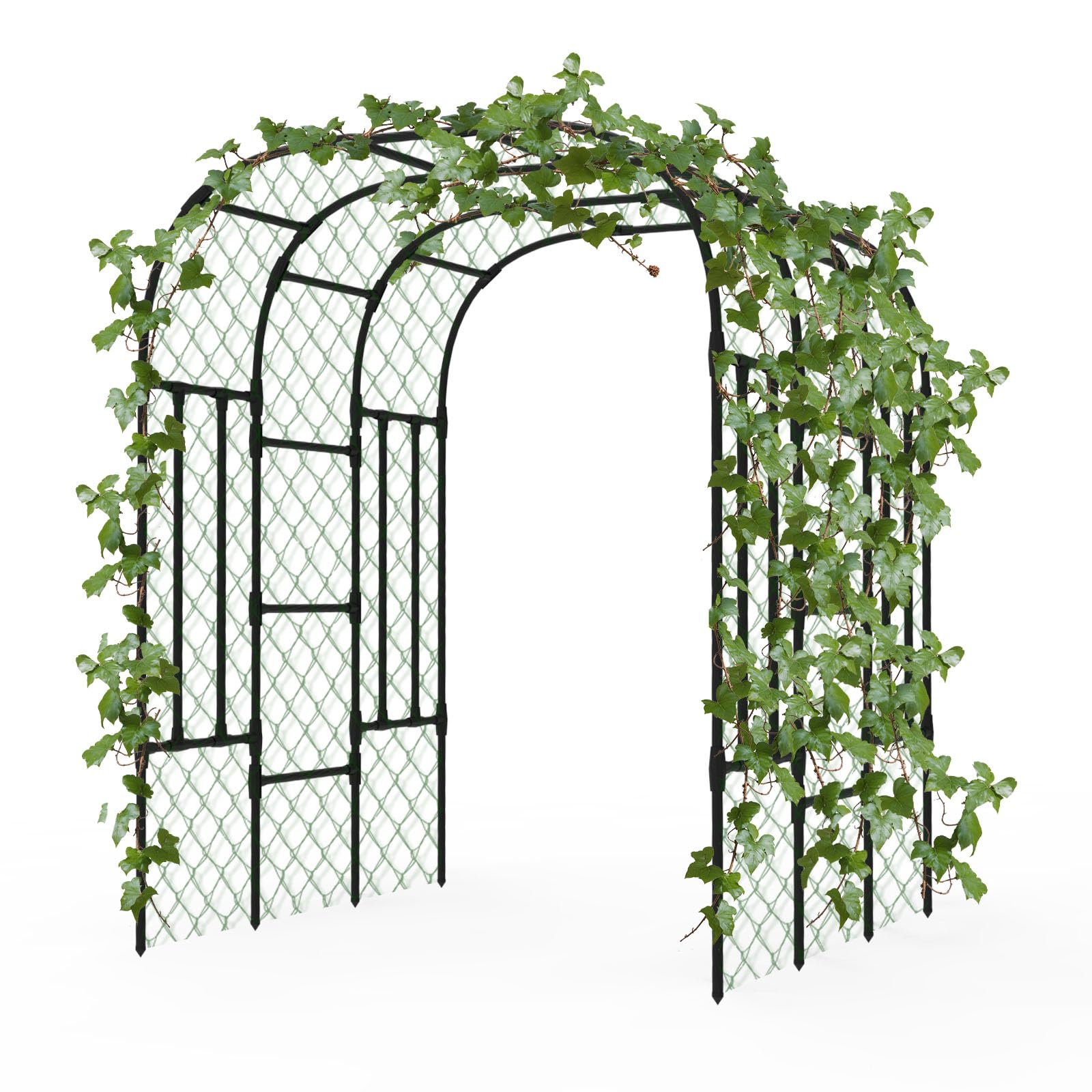BUKLIYN arch front view showing sturdy frame and garden appeal