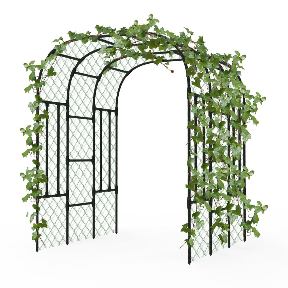 BUKLIYN arch front view showing sturdy frame and garden appeal