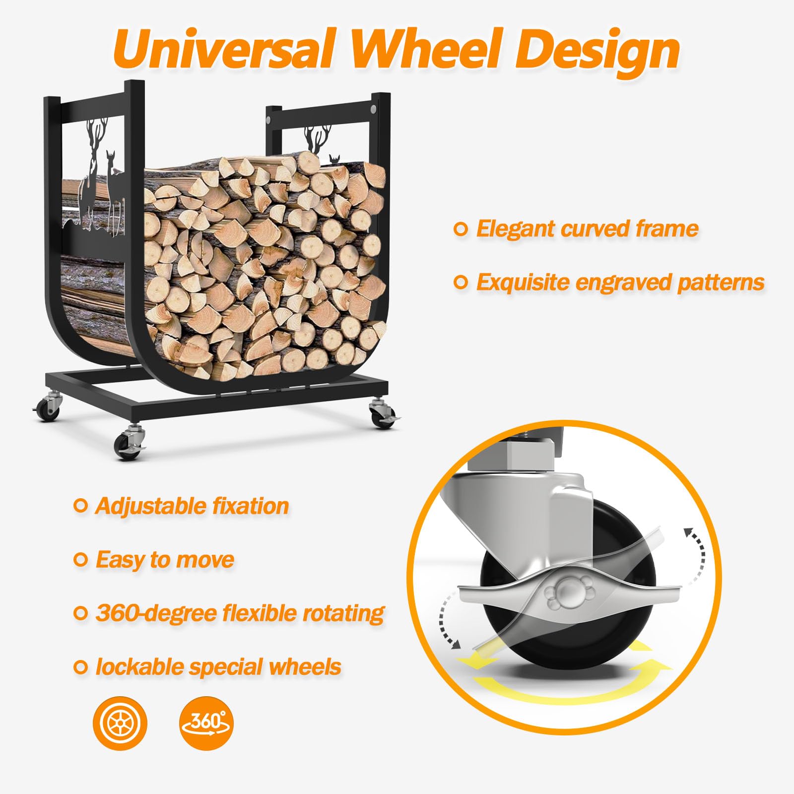 BUKLIYN loaded rack beside an indoor stove for convenient fire prep