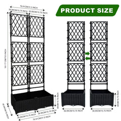 BUKLIYN close-up of trellis grid highlighting sturdy climbing support