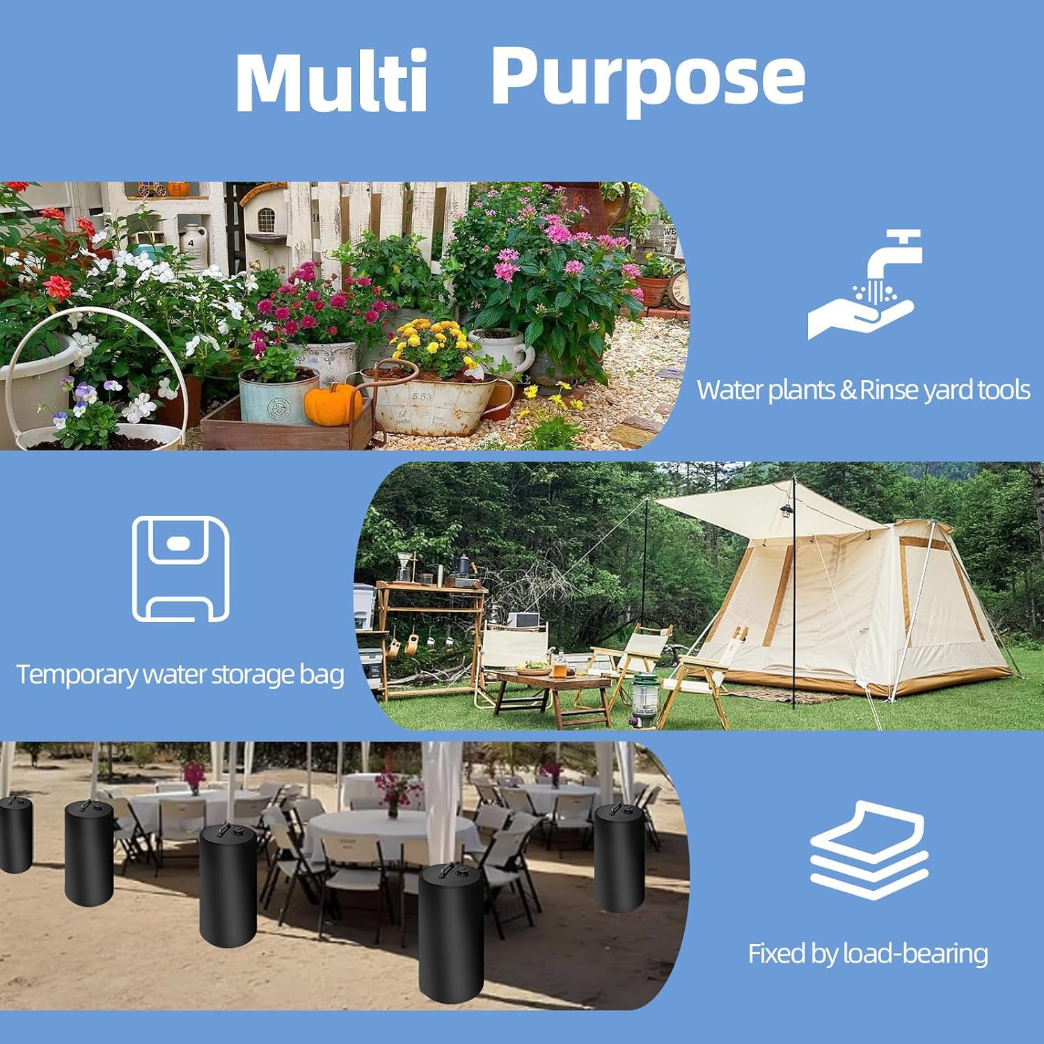 BUKLIYN folded round weight compact for storage and easy transport