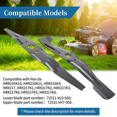 Bularie blades side-by-side displaying exact dimensions for fit confirmation