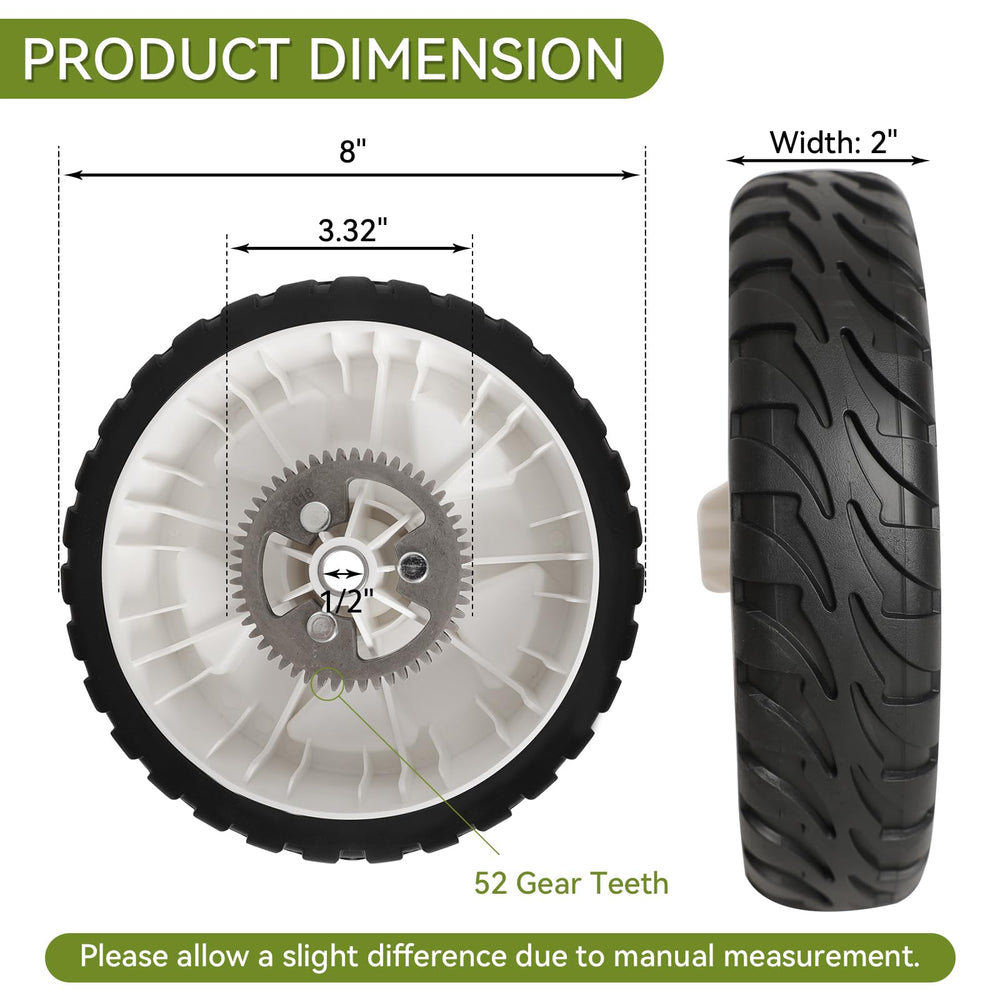 Bularie close-up of 52-tooth gear teeth for reliable drivetrain engagement benefit