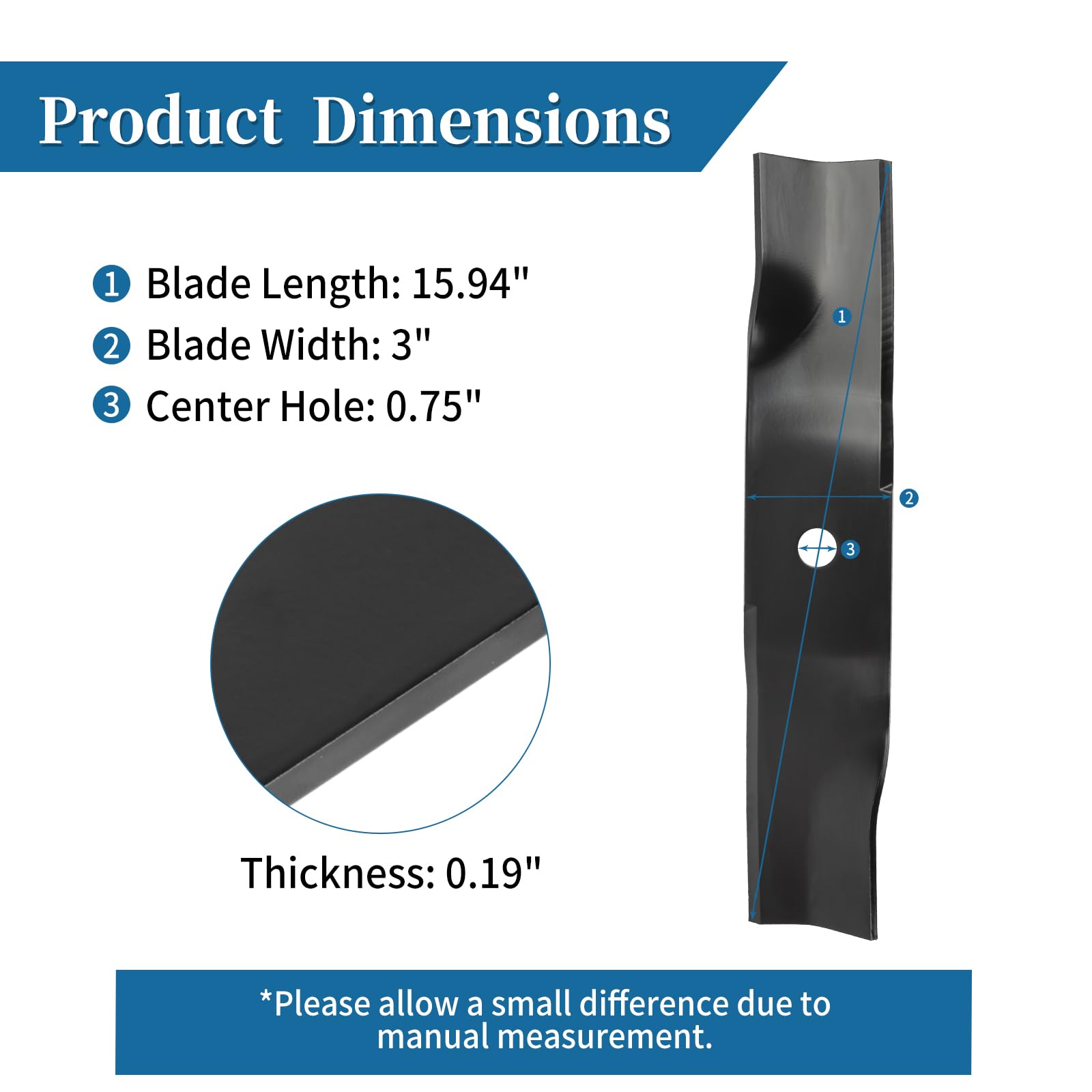 Bularie close-up of blade cutting edge highlighting durable high-carbon steel benefit