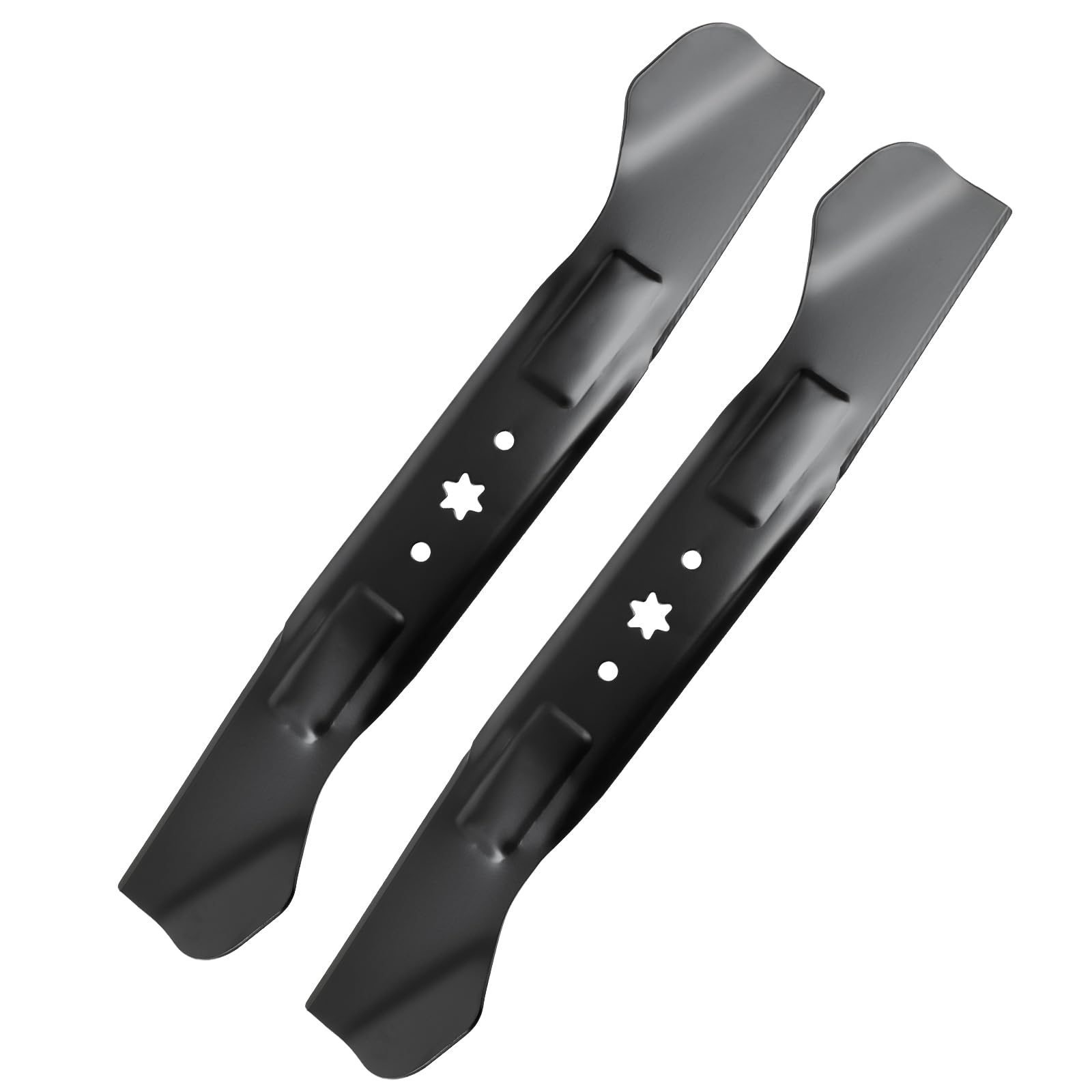 Bularie front view of 46-inch blade pair showing fitment benefits