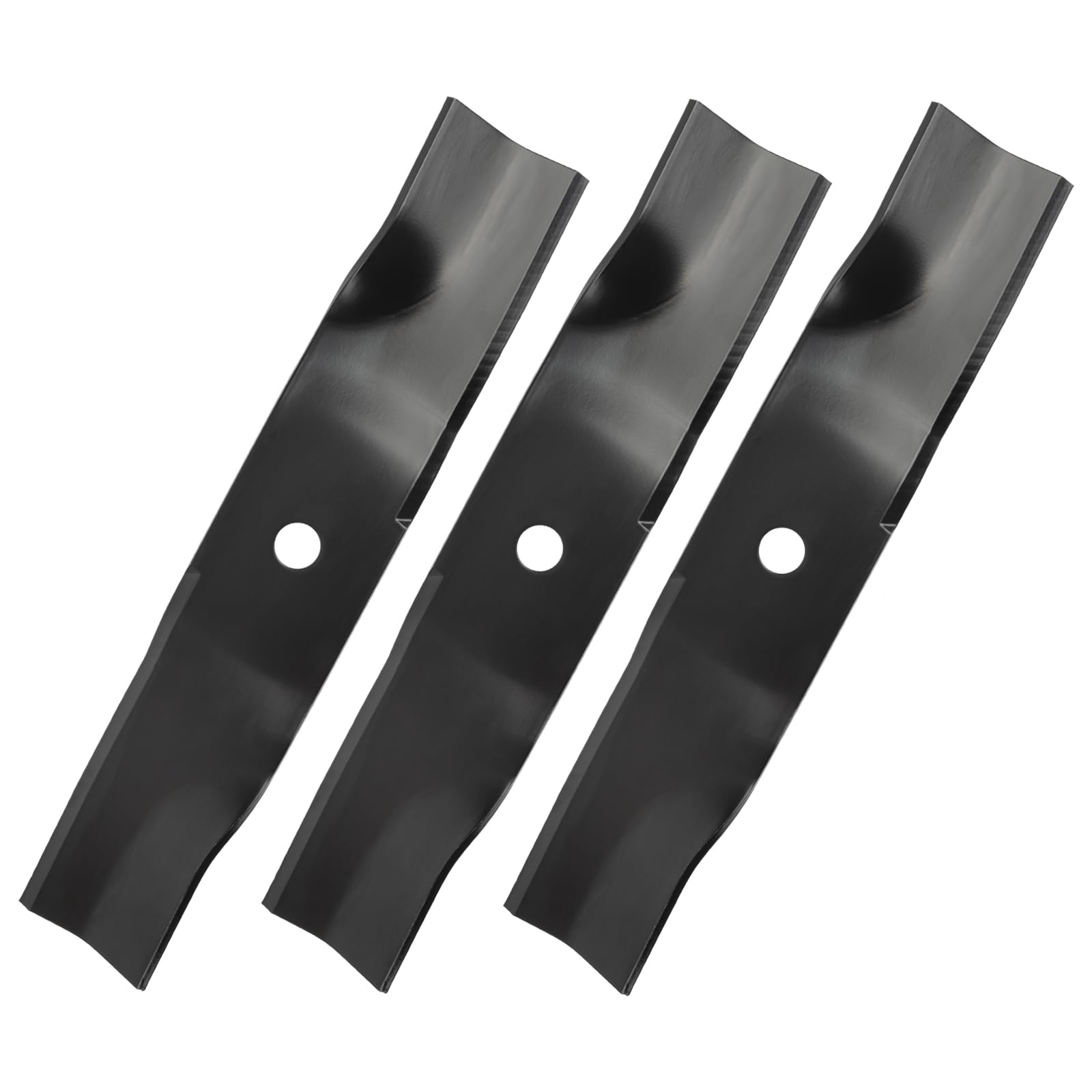 Bularie front view of 3-pack blades showing package and fit for easy replacement