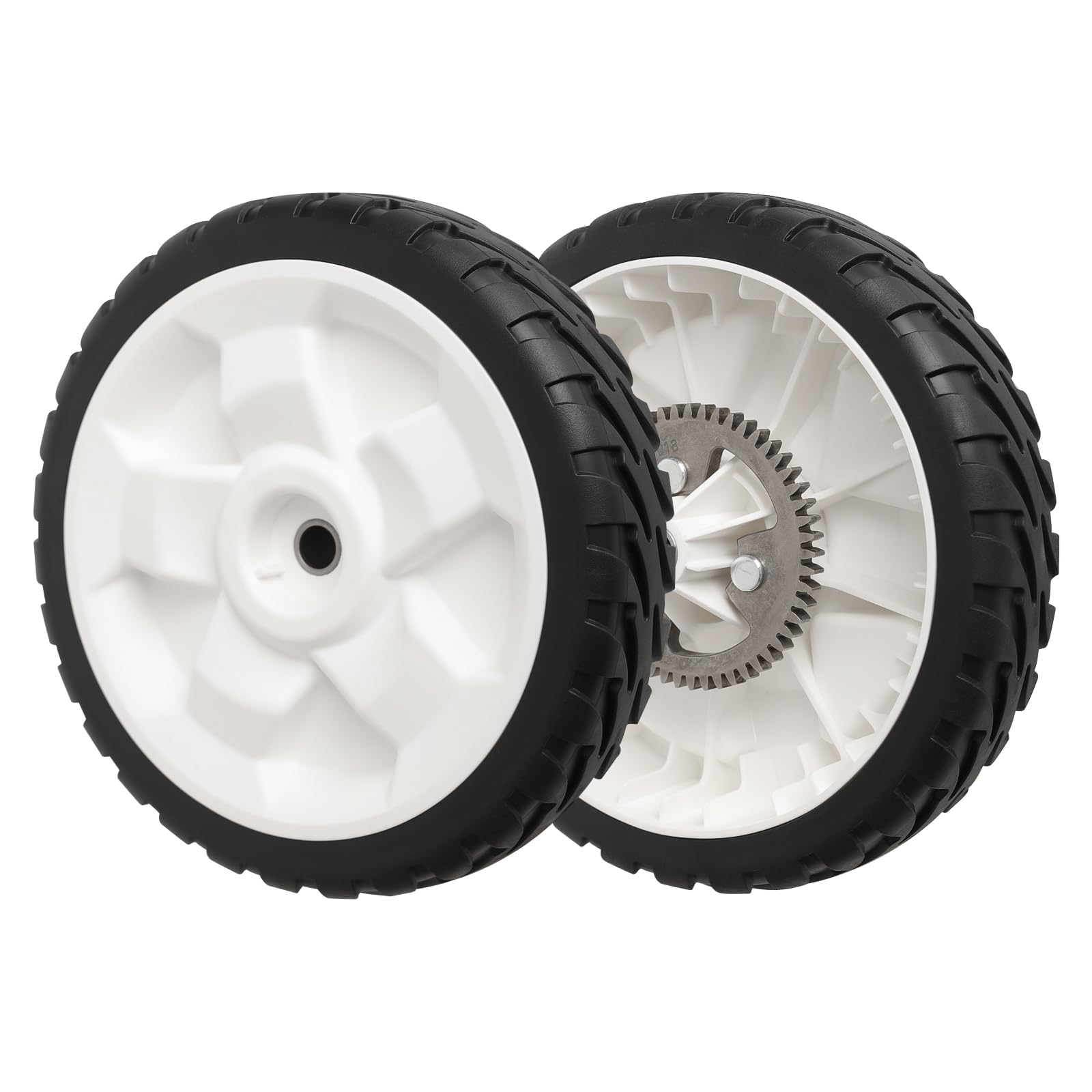 Bularie front view of wheel set showing full profile and quick identification benefit