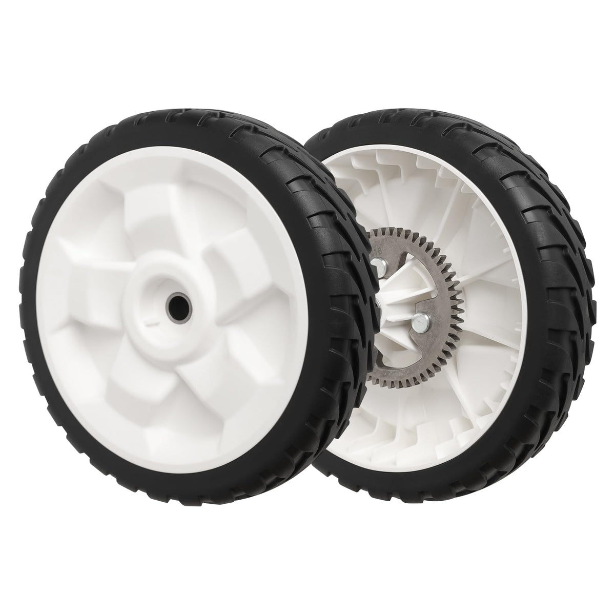 Bularie front view of wheel set showing full profile and quick identification benefit