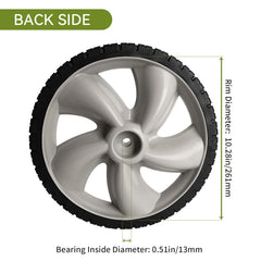 Bularie nylon hub with offset adapter detail for precise axle fit benefit
