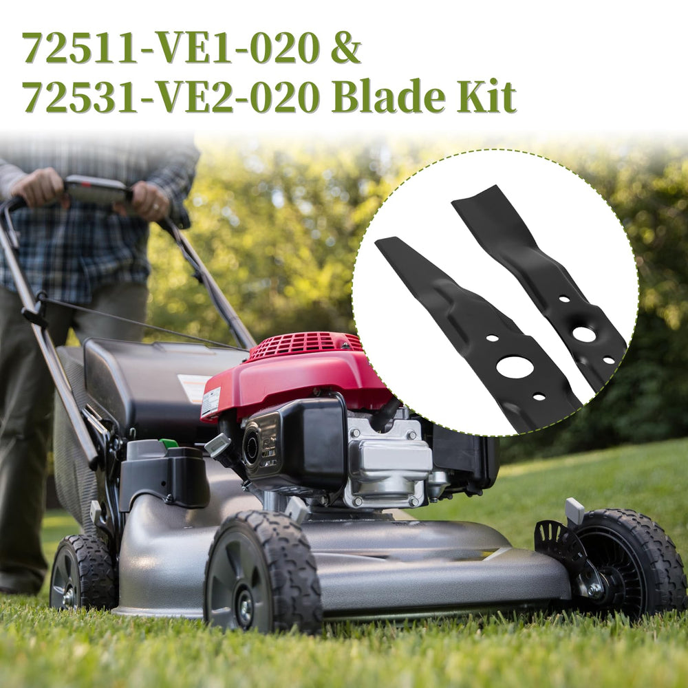 Bularie lifestyle image of gardener holding blades ready to install, simplifies maintenance