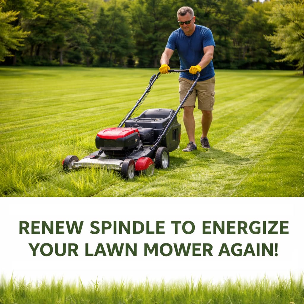 Bularie in a mower maintenance scene enabling fast, confident repairs