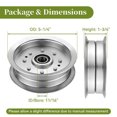 Bularie side profile showing dimensions for accurate fit and compatibility