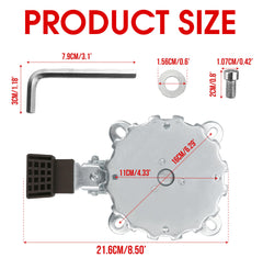 BuleVina top detail of rotation plate illustrating smooth 360° movement