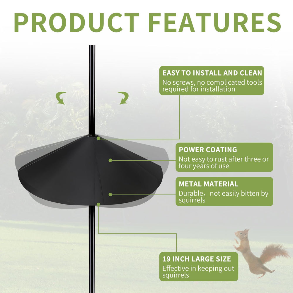 BULFULL installed on pole from distance showing broad coverage and protection