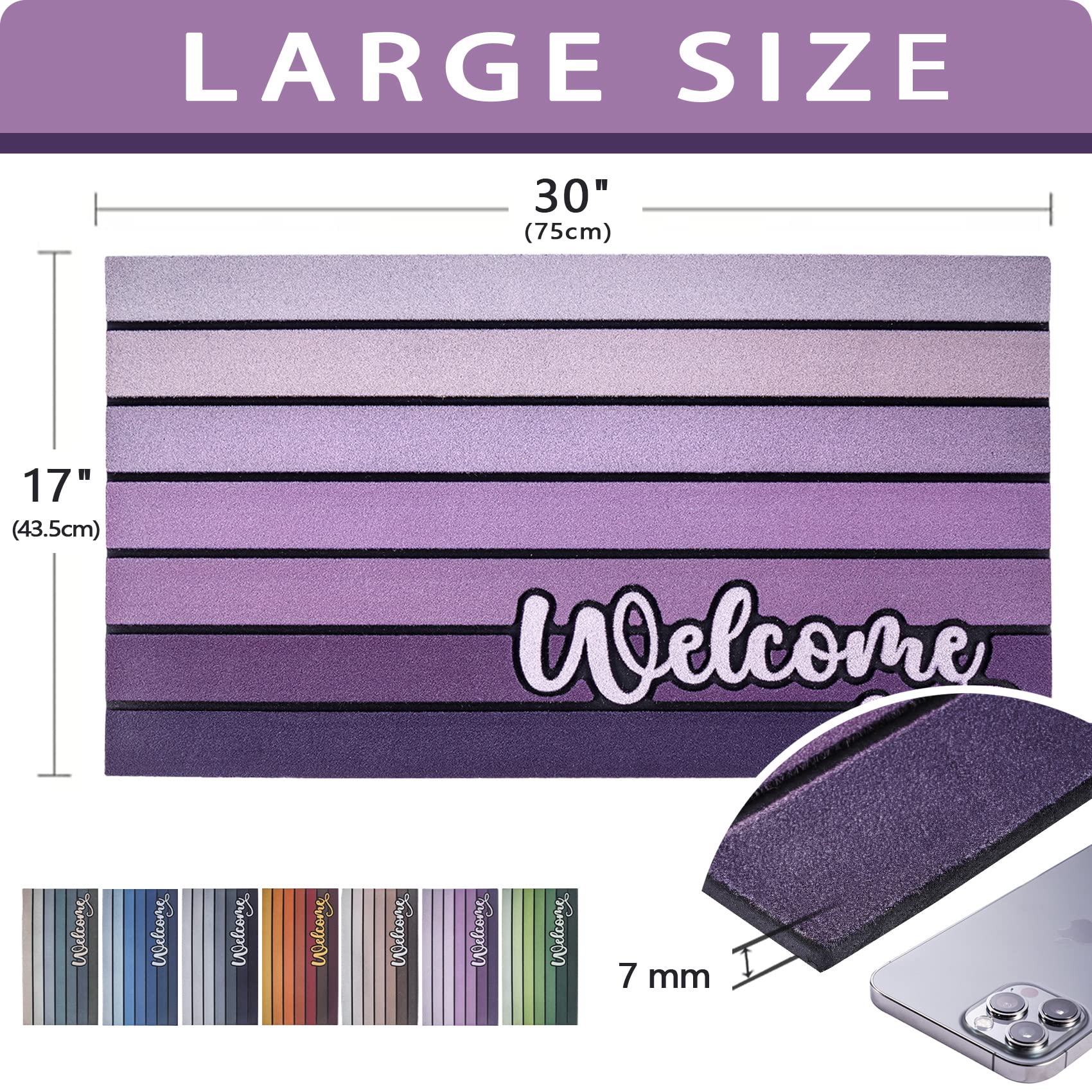 Bulijojo side profile showing low 7mm thickness preventing door interference